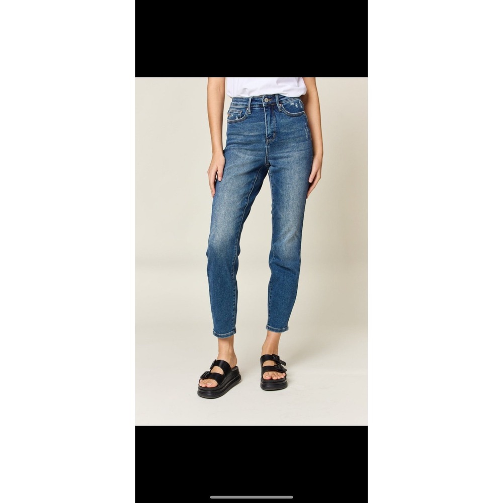 Judy Blue Women's Jeans Denim Slim Fit Blue Jeans JB88776 DK Sz 14W